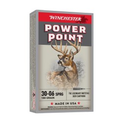 Munitions 30/06 sprg winchester 180 grs power point