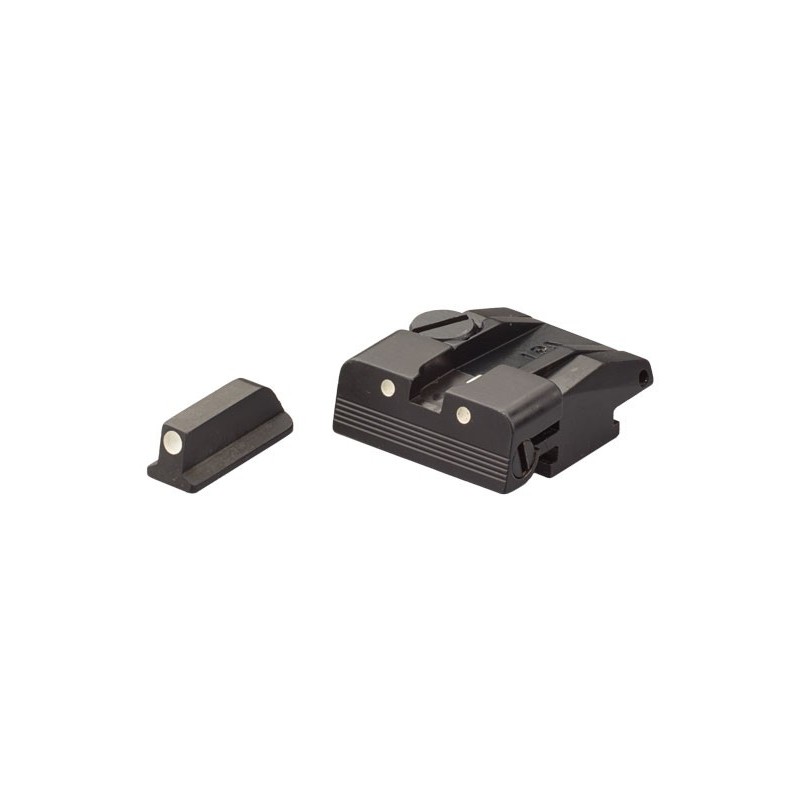 Hausse et guidon LPA pour Walther P99, PPQ, PPQM2 (Non pour cal 22) Hausse et guidon LPA pour Walther P99, PPQ, PPQM2 (Non pour cal 22)