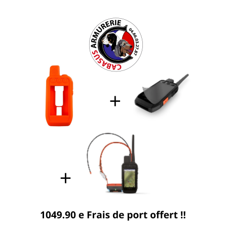 Pack GPS Garmin alpha 300 + collier de repérage t20