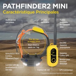 Pack ensemble complet collier Gps dogtra pathfinder 2 mini dressage livraison offerte !