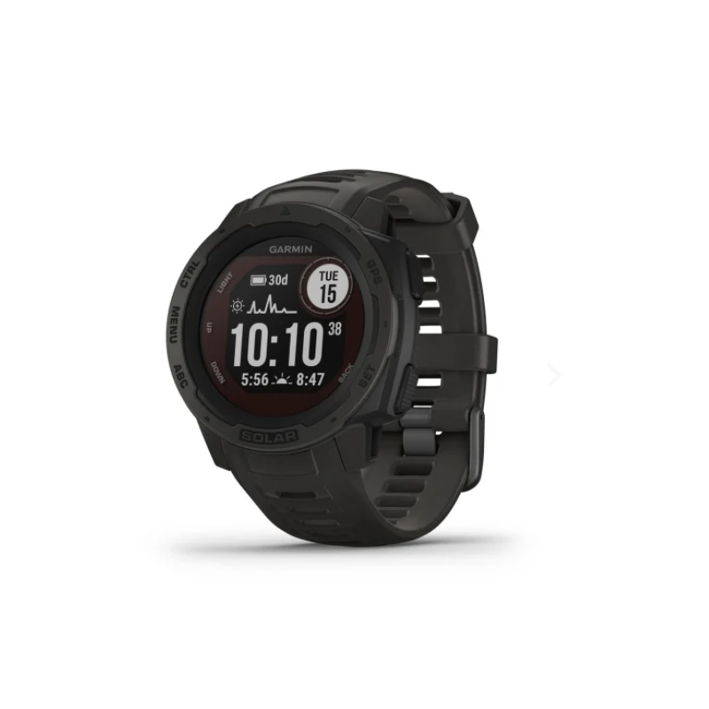MONTRE GPS MULTI-FONCTIONS GARMIN INSTINCT SOLAR GRISE GRAPHITE