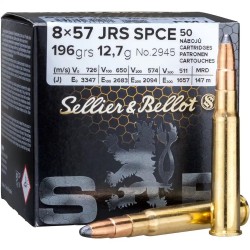 Balle sellier bellot 8x57 jrs spce 12,7g/196 grs (boite de 50 munitions)